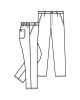 Pánské kalhoty KAREL - nákres