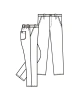 Pánské kalhoty MARTIN - nákres