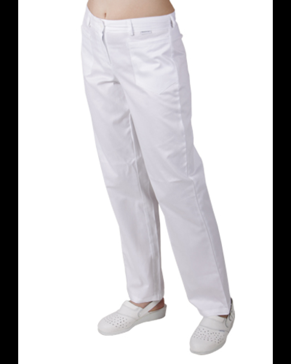 Levně Kalhoty dám. prac. pas., 2406 ANETA, LW,zip, BA 200, VS160, bílé