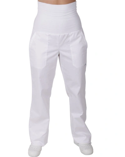 Dámské kalhoty HANA, vysoký úpletový pas, s kapsami, VS176