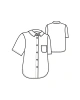 Dámská košile ALICE - nákres Dámská košile ALICE - nákres