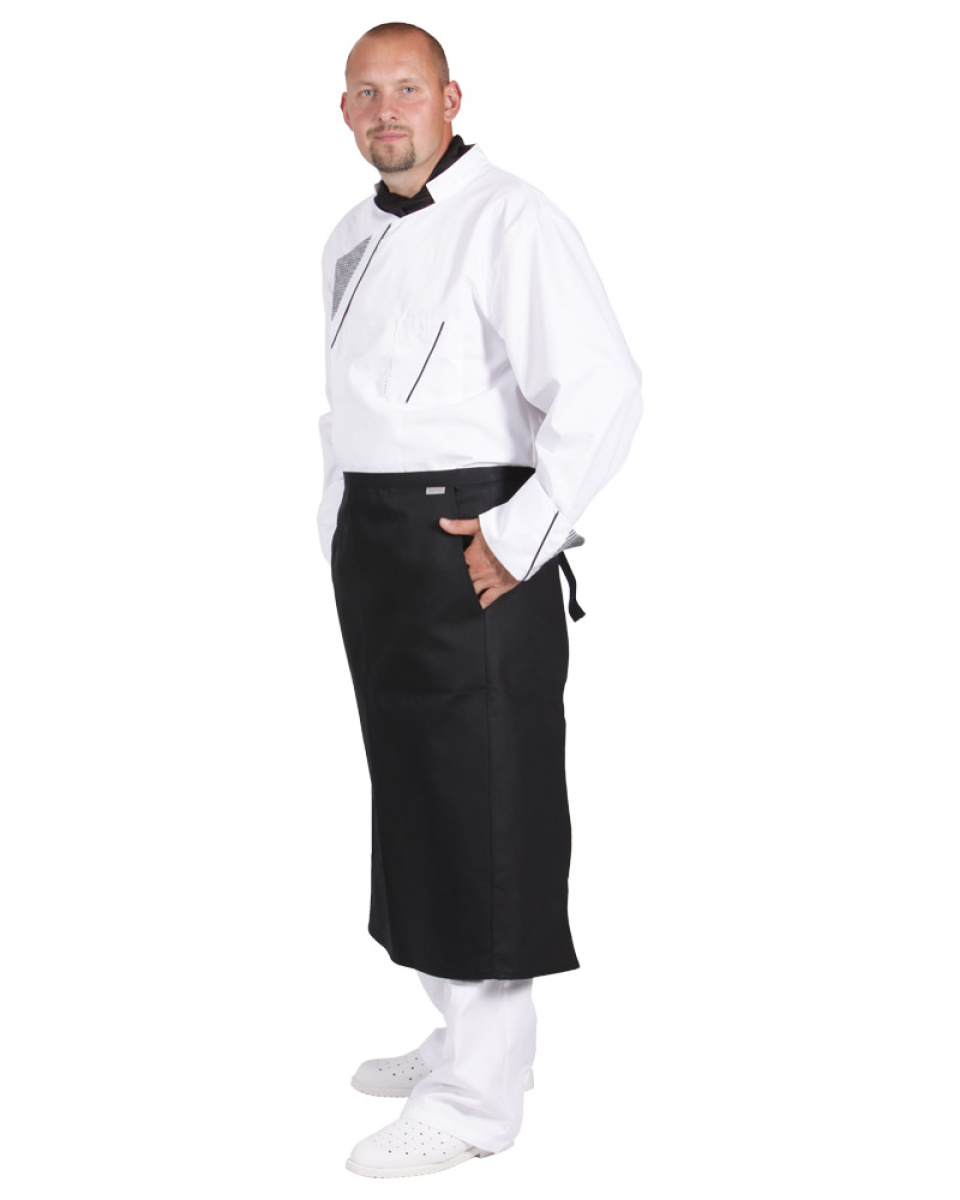 Levně Zástěra prac. obepínací do pasu, kapsy, 2191 VÍT, d75cm, šle šitá, BA 245, černá