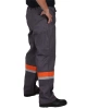 Pánské kalhoty 1808, s reflexním páskem - tmavě šedé Pánské kalhoty 1808, s reflexním páskem - tmavě šedé