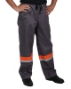 Pánské kalhoty 1808, s reflexním páskem - tmavě šedé Pánské kalhoty 1808, s reflexním páskem - tmavě šedé