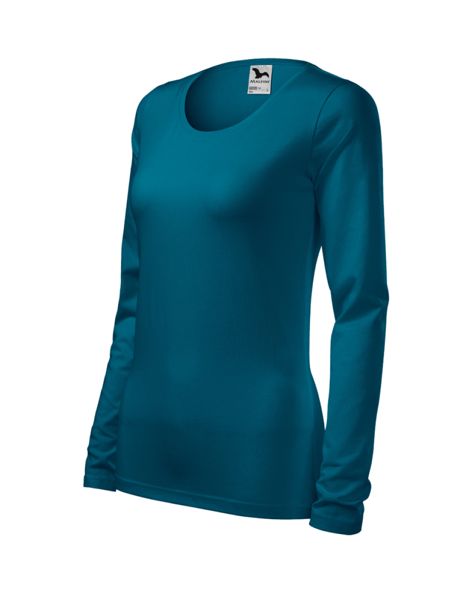 Levně Triko dámské SLIM 139 - XS-XXL - petrolejová