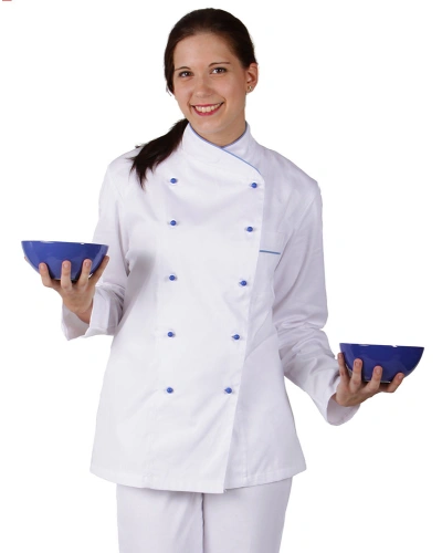 Dámský kuchařský rondon, bílý