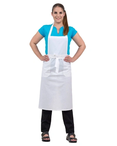 Dámská zástěra 0067 - bílá Dámská zástěra 0067 - bílá