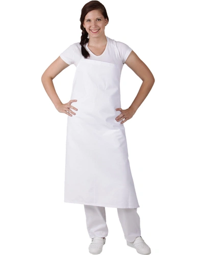 Dámská pracovní zástěra - bílá