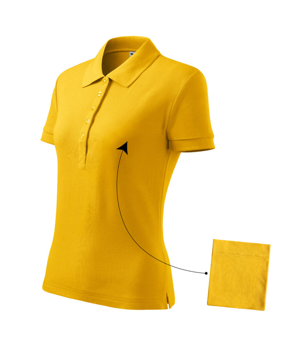 Levně Polokošile dámská Cotton 213- XS-XXL - žlutá