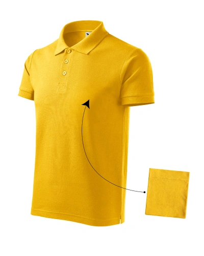 Polokošile pánská Cotton 212 - žlutá