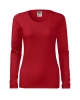 Dámské tričko SLIM, dlouhý rukáv - červené