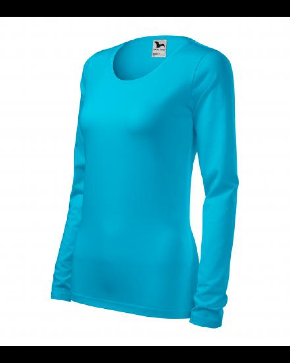 Levně Triko dámské SLIM 139 - XS-XXL - tyrkysová