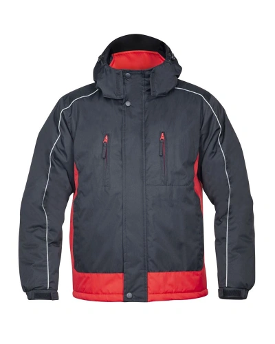 Pracovní bunda ARPAD - černo - červená