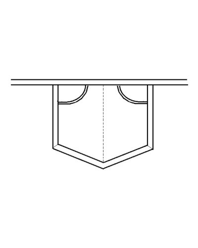 Dámská zastěra ETALA, červená