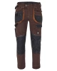 Kalhoty DAYBORO - tmavě hnědá