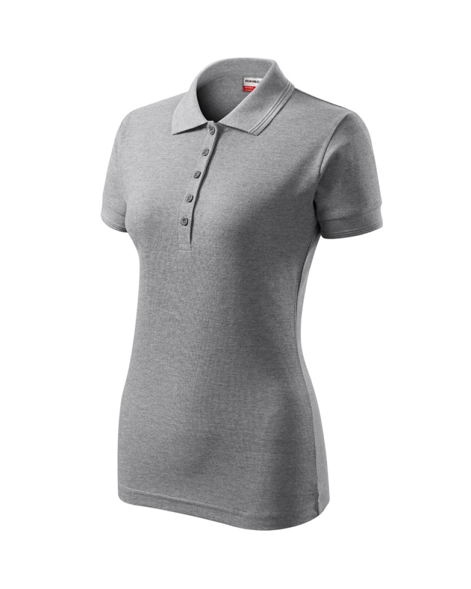 Levně Dámská polokošile RESERVE R23 - XS-XXL - tmavě šedý melír