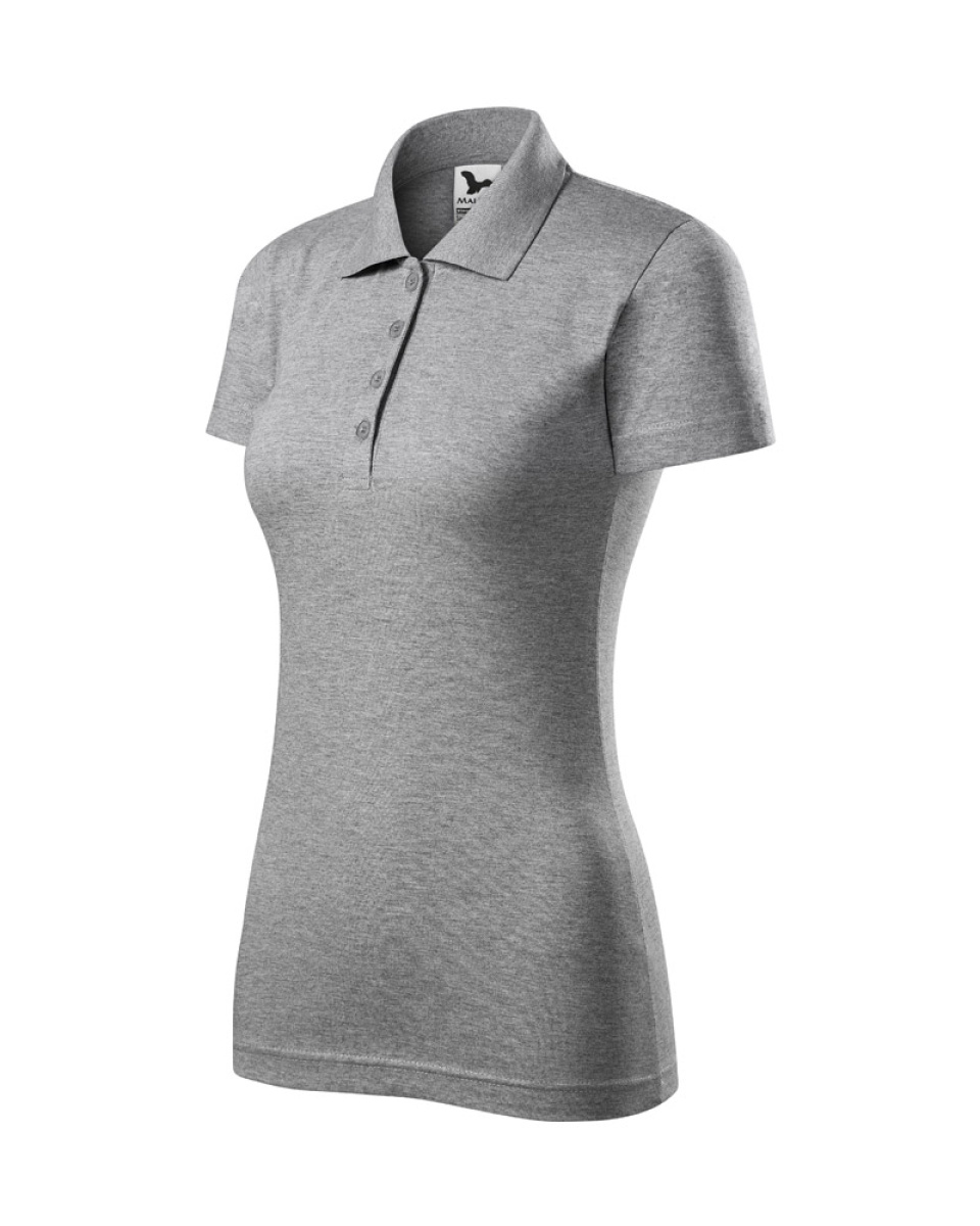Levně Polokošile dámská Single J. 223 - XS-XXL - tmavě šedý melír