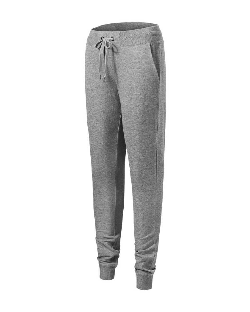 Levně Tepláky dámské REST 615 - S-XXL - tmavě šedý melír