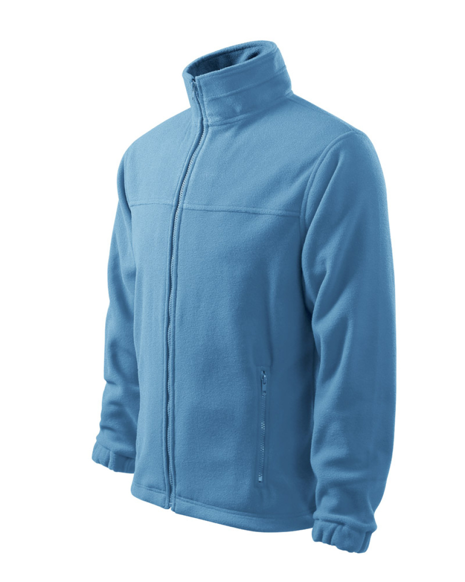 Levně ESHOP - Mikina pánská fleece Jacket 501- azurově modrá/zdravotní
