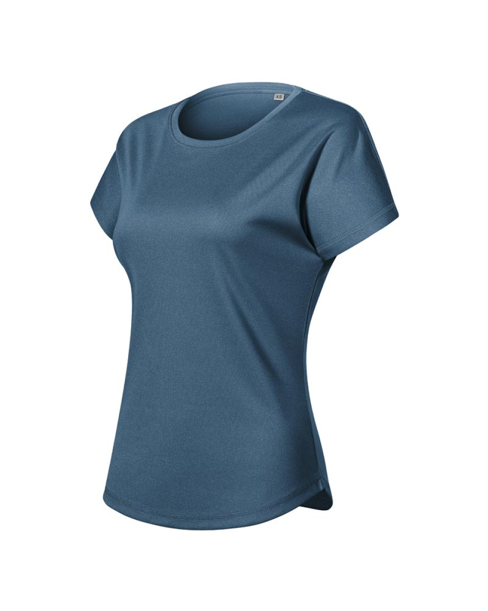 Levně Dámské tričko CHANCE 811 - XS-XXL - Tmavý denim melír