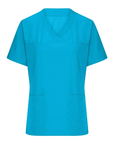 Dámská zdravotnická halena Ladies Stretch-Casack, tyrkysová