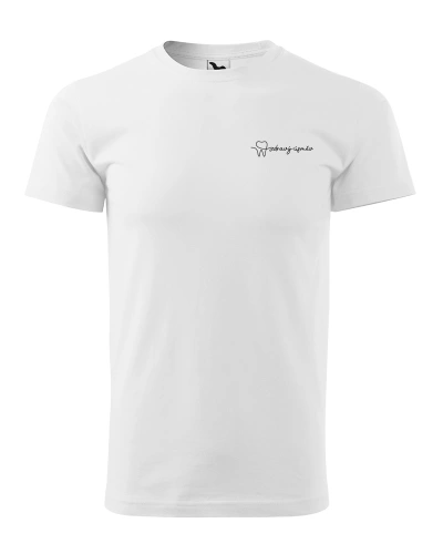 Triko Basic zdravý úsměv, bílé