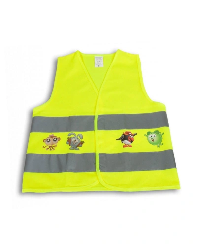 Dětská reflexní vesta TEDDY, žlutá Dětská reflexní vesta TEDDY, žlutá