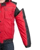 Pánská bunda CXS IRVINE, zimní, červeno-černá