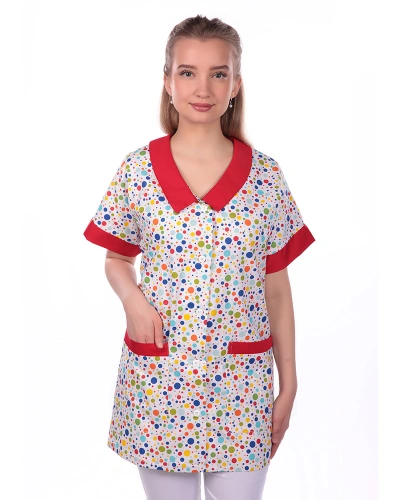 Dámská halena 289, barevný puntík