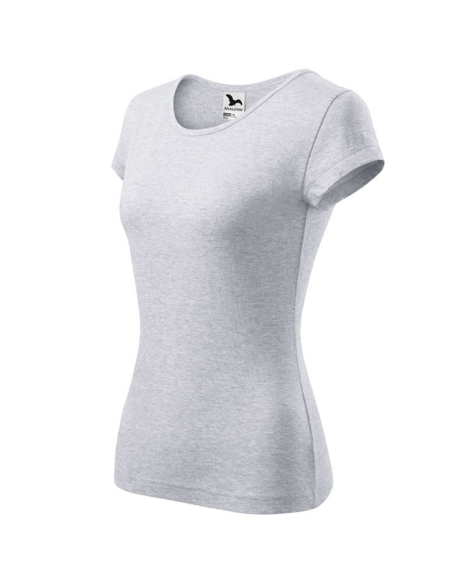 Levně Triko dámské Pure 122 - XS-XXL - šedý melír
