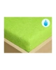 Nepropustné froté prostěradlo PUR, světle zelená