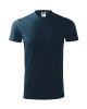 Unisex tričko HEAVY V-NECK - námořní modrá