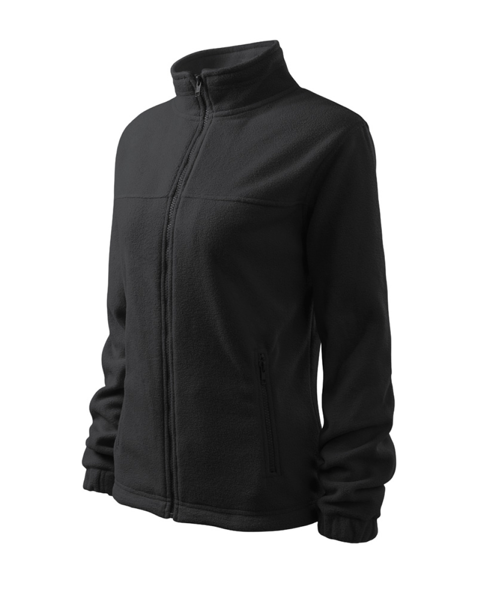 Levně ESHOP - Mikina dámská fleece Jacket 504 - XS-XXL - ebony gray