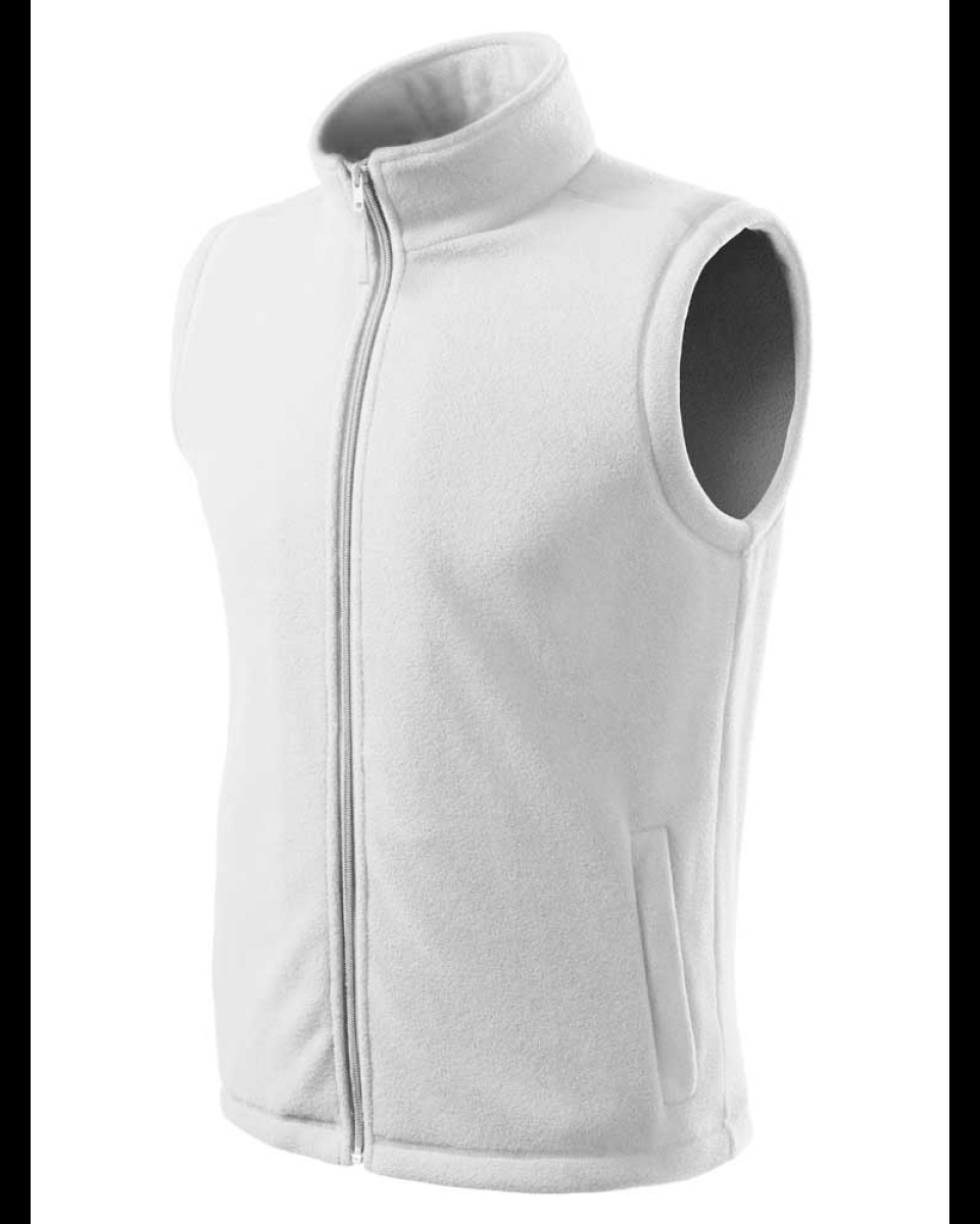 Levně ESHOP - Vesta unisex fleece Next 518 - bílá /zdravotní