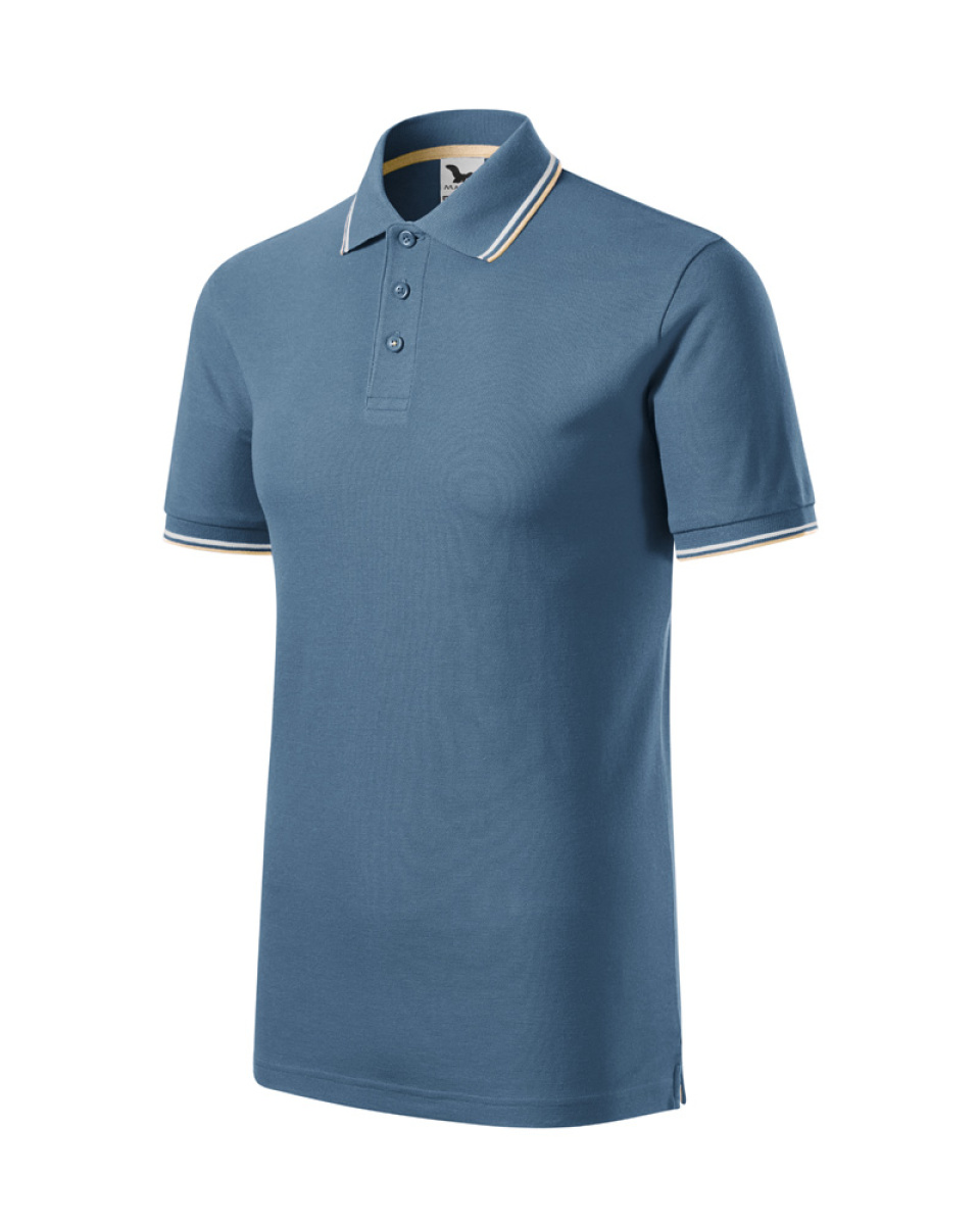 Levně ESHOP - Pánská polokošile FOCUS 232 - S-XXL - denim