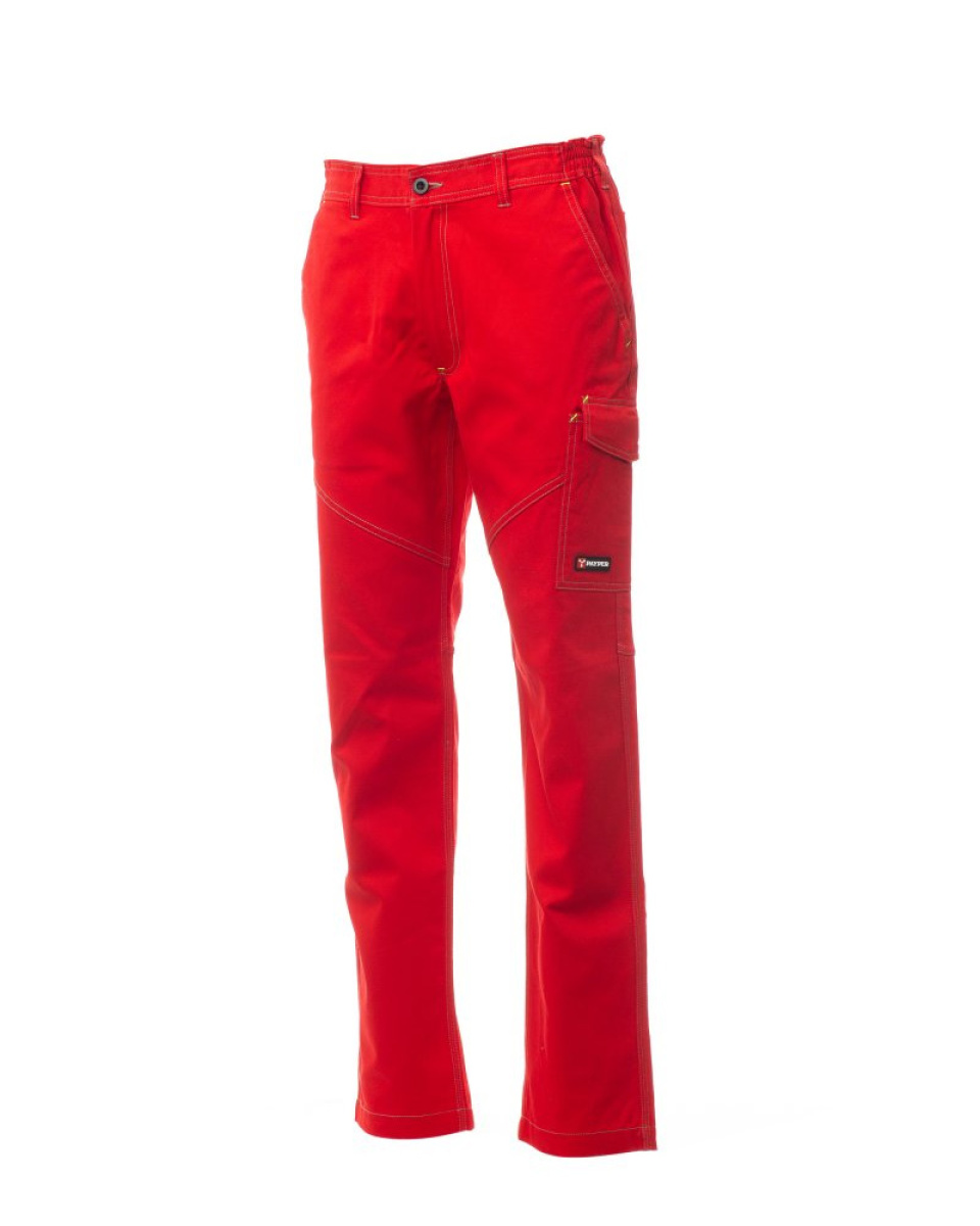 Levně Kalhoty unisexové - WORKER - XXS-5XL - červená