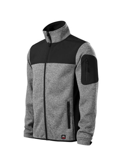 Pánská bunda CASUAL - knit light gray Pánská bunda CASUAL - knit light gray