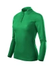 Dámská polokošile PIQUE POLO LS - středně zelená