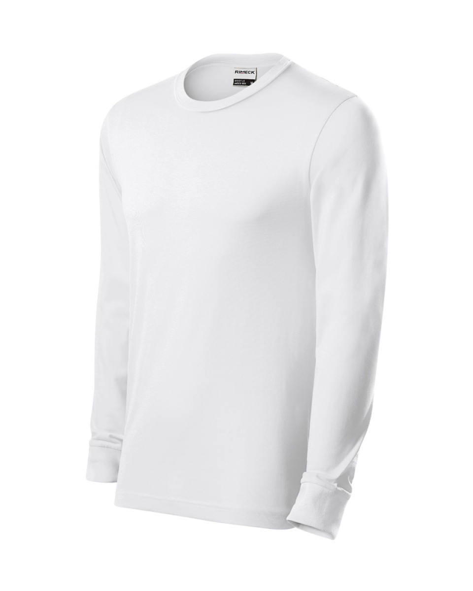 Levně ESHOP - Triko unisex dl.rukáv, RESIST LS - R05 - S-XXL - bílá