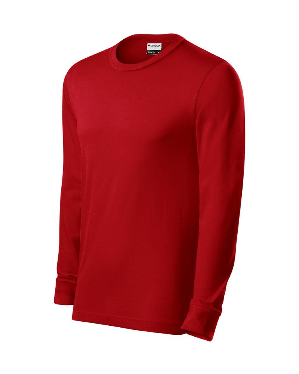 Levně ESHOP - Triko unisex dl.rukáv, RESIST LS - R05 - S-XXL - červená