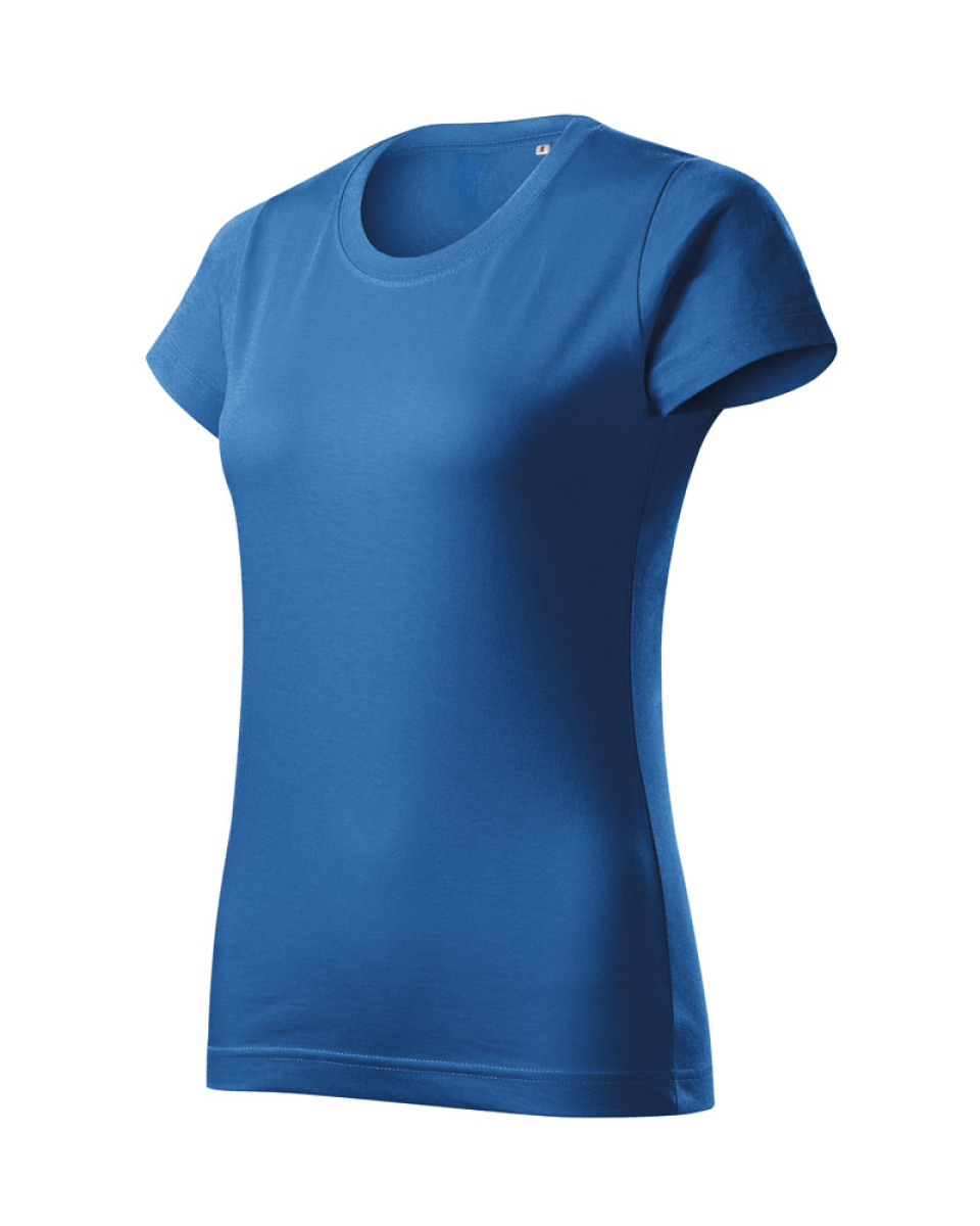 Levně Triko dámské BASIC FREE F34 - XS-XXL - azurově modrá