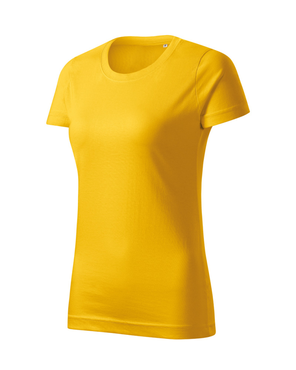 Levně Triko dámské BASIC FREE F34 - XS-XXL - žlutá