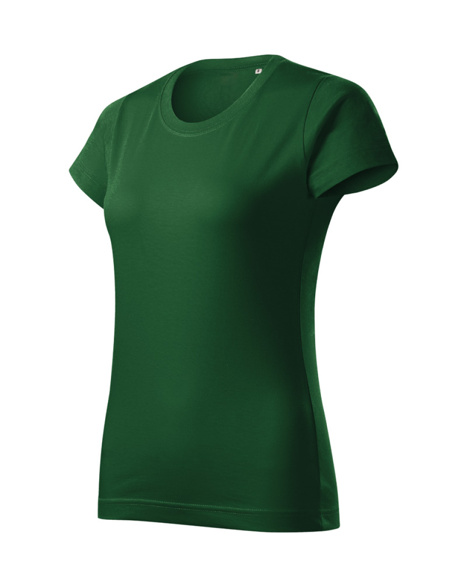 Levně Triko dámské BASIC FREE F34 - XS-XXL - Lahvově zelená
