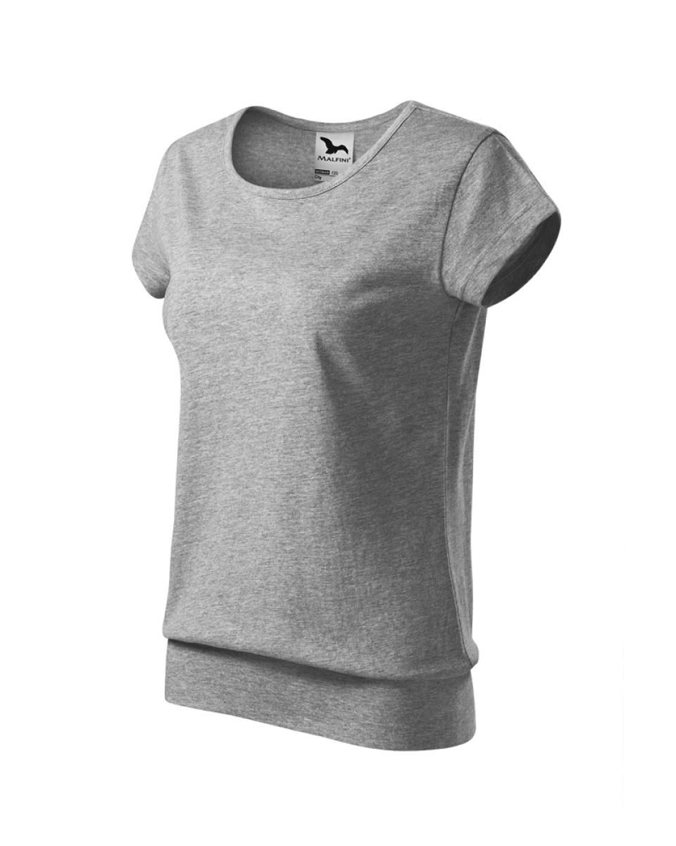 Levně Triko dámské City 120 - XS-XXL - tmavě šedý melír
