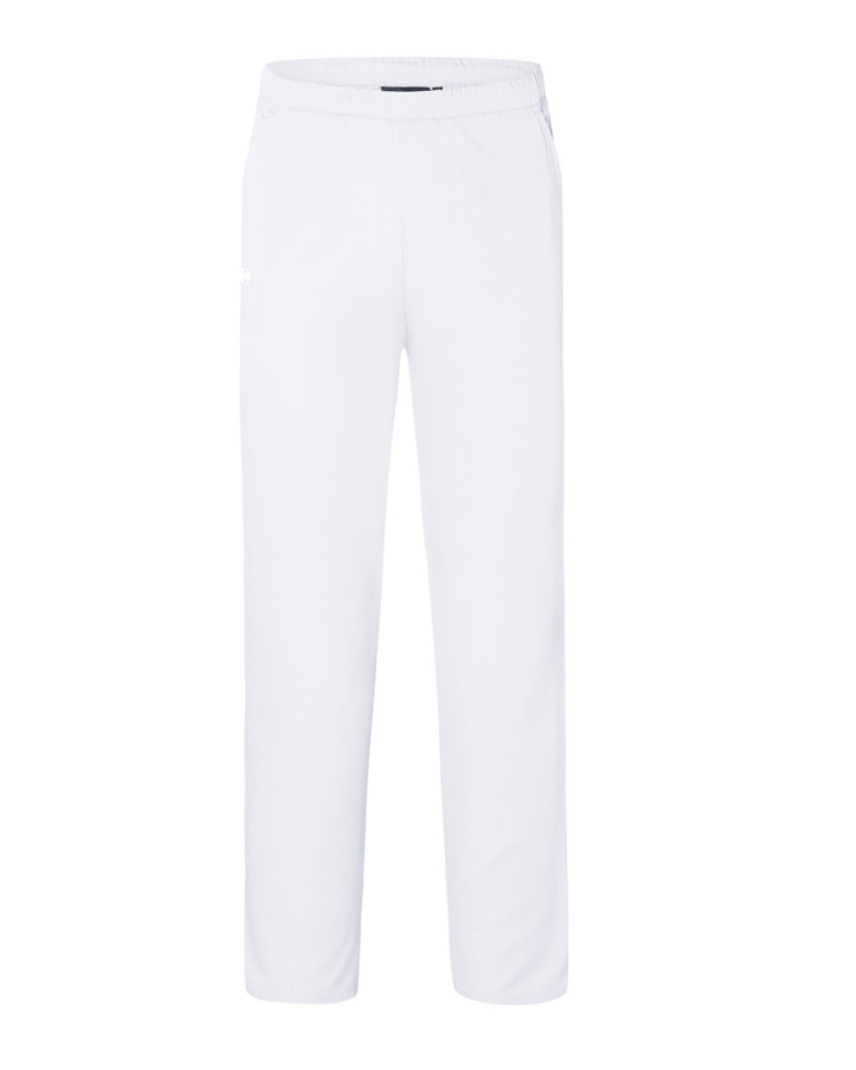Levně Unisex zdravotní kalhoty HM 14, bílá