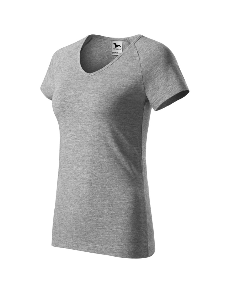 Levně Triko dámské Dream 128 - XS-XXL - tmavě šedý melír
