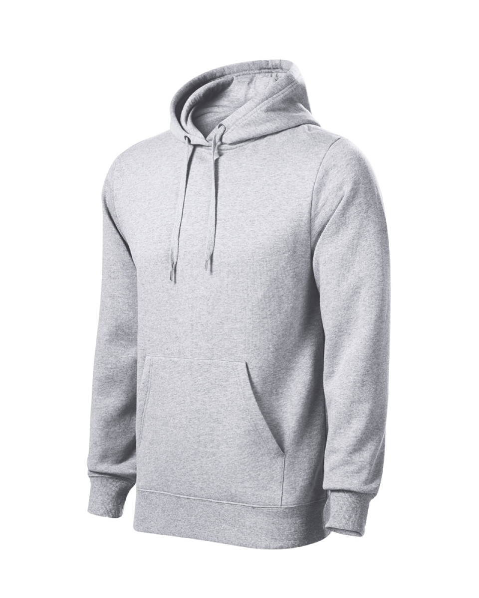 Levně ESHOP - Mikina pánská Cape 413 S-XXL - světle šedý melír
