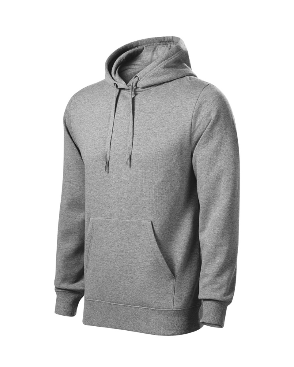 Levně ESHOP - Mikina pánská Cape 413 S-XXL - tmavě šedý melír