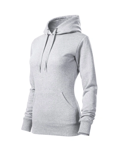 Mikina dámská CAPE - světle šedý melír