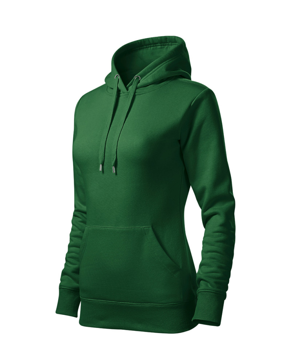 Levně Mikina dámská CAPE 414 - XS-XXL - láhvově zelená